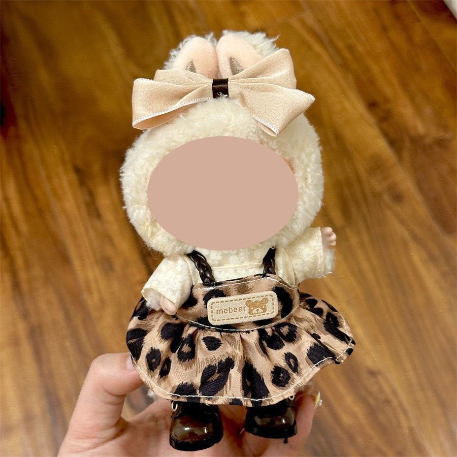 17cm labubu first generation wearable baby clothes, second and third generation Labubu blind box pendant baby clothes decoration set