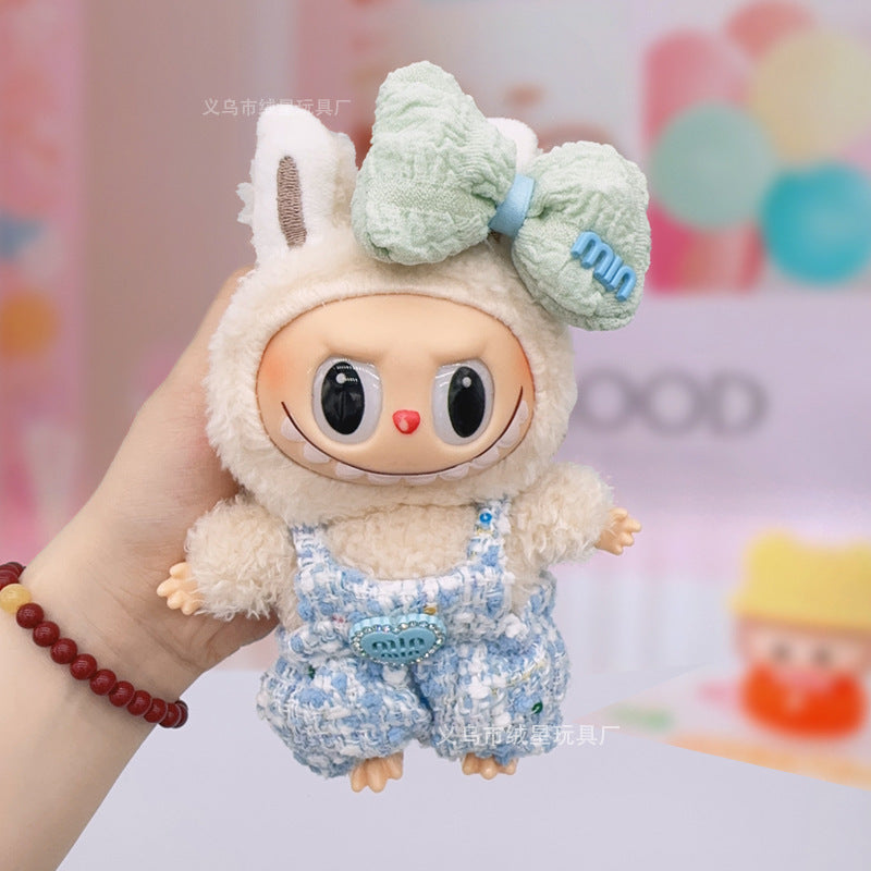 17cm labubu Doll Clothing Collection Creative Doll Outfit Set LabUbu Vinyl Doll Clothing Accessories