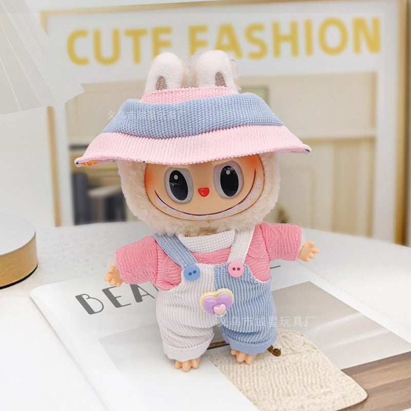 17cm labubu Doll Clothing Collection Creative Doll Outfit Set LabUbu Vinyl Doll Clothing Accessories