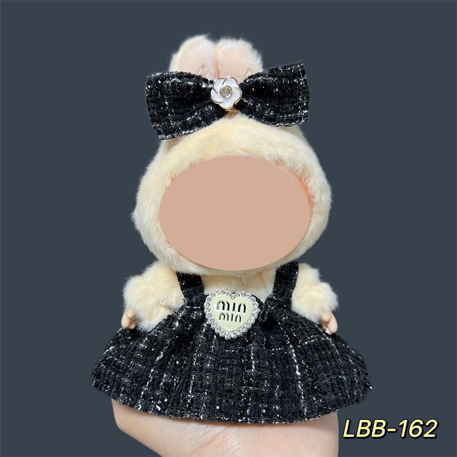 17cm labubu first generation wearable baby clothes, second and third generation Labubu blind box pendant baby clothes decoration set