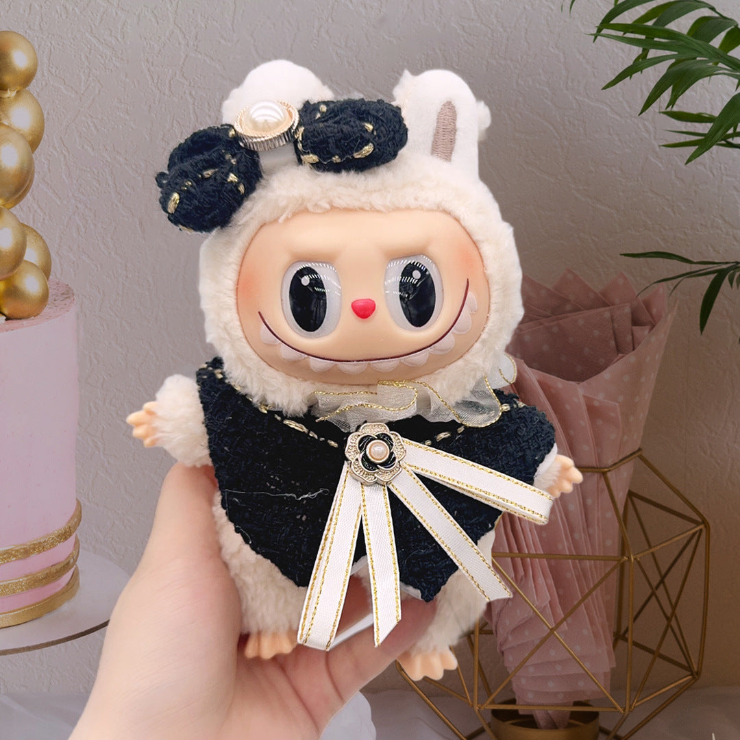 17cm labubu Doll Clothing Collection Creative Doll Outfit Set LabUbu Vinyl Doll Clothing Accessories