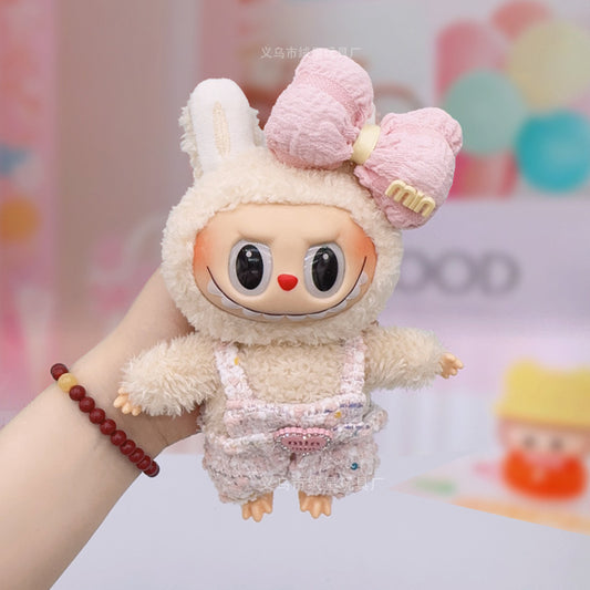 17cm labubu Doll Clothing Collection Creative Doll Outfit Set LabUbu Vinyl Doll Clothing Accessories